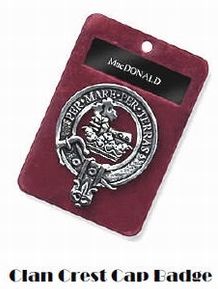 Clan Crest Cap Badge