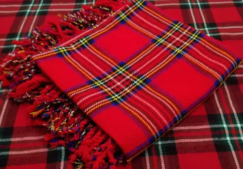 Flyplaid Royal Stuart tartan