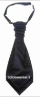 Adults Ruche Tie, Navy Blue