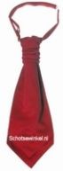 Adults Ruche Tie, Scarlet